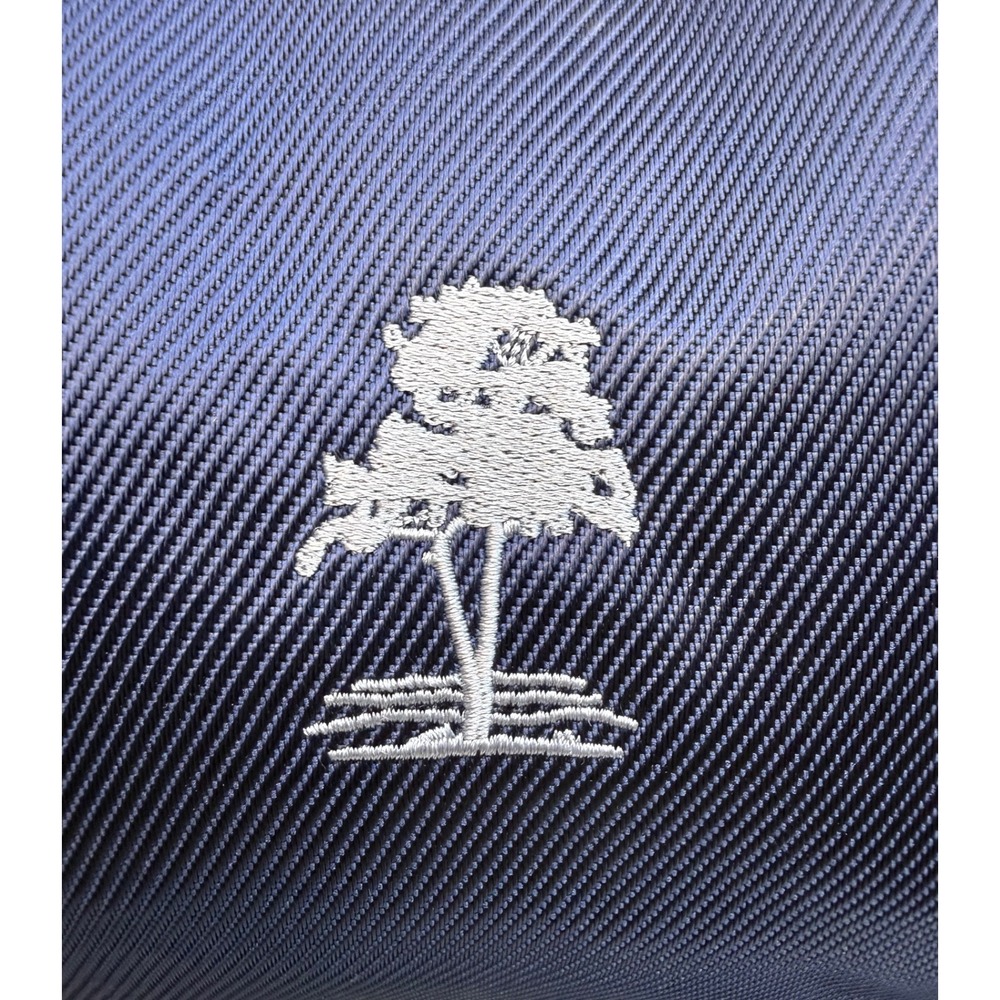 Holderness & Bourne Marston Duffel Banker Bag Navy Ballistic Tree Embroidered - Picture 2 of 9